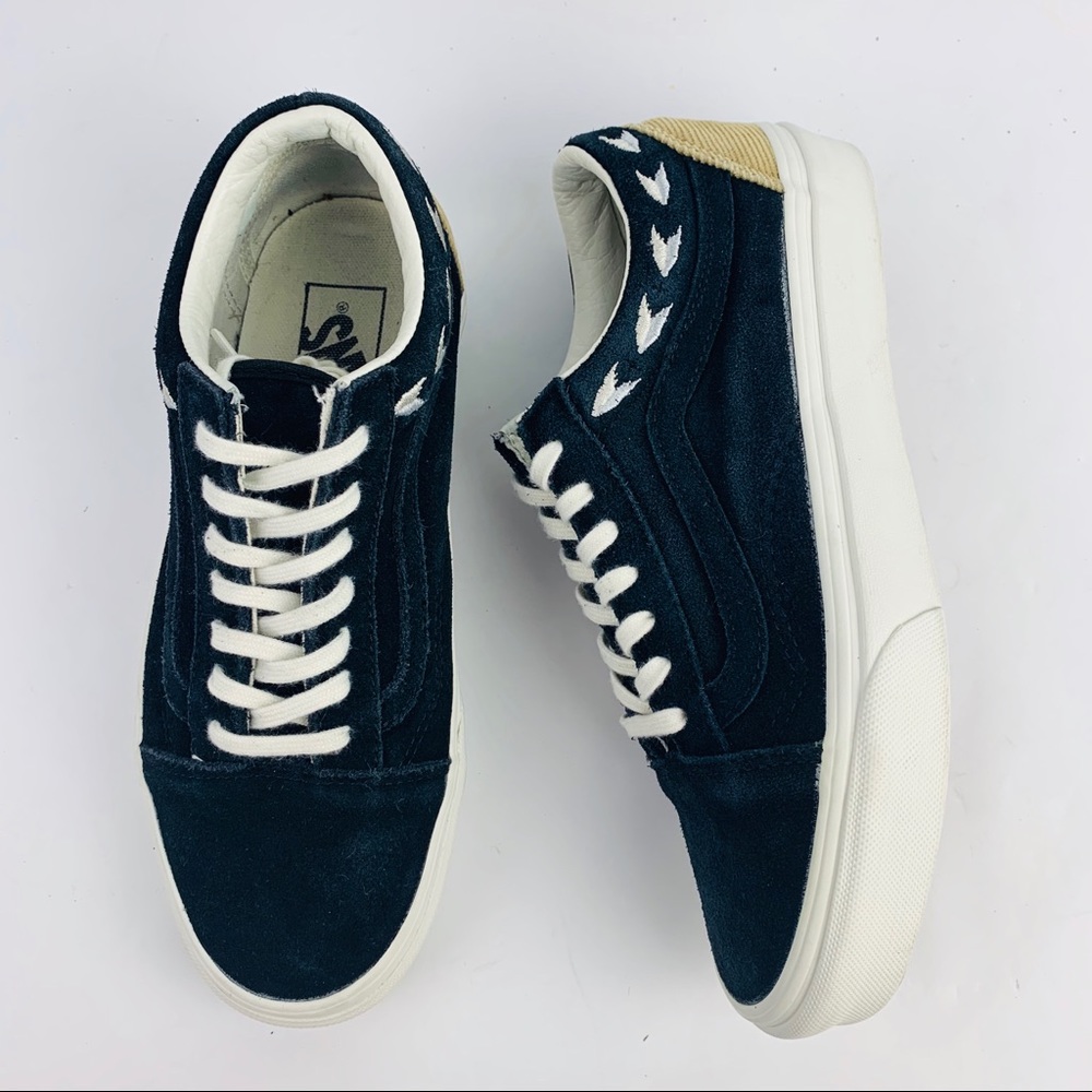 RARE Vans Old Skool Black Suede Skate Shoes